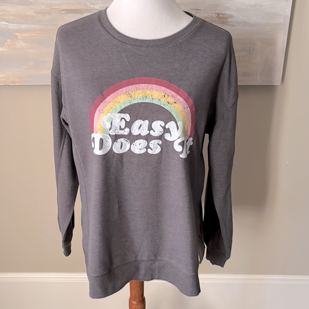Nwt Wildfox “Easy Does It” Statement Sweatshirt - image 3